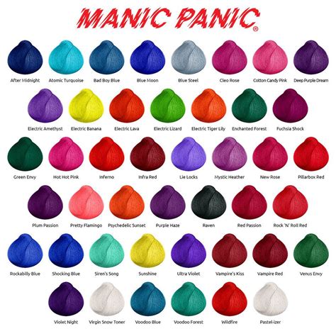 manic panic dye on dark hair|manic panic permanent colors.